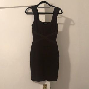 Hunter green GUESS bodycon dress